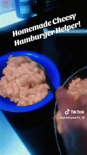 Easy Cheesy Homemade Hamburger Helper Mac & Cheese #foodie #cooking #food #youtubeshorts #foryou