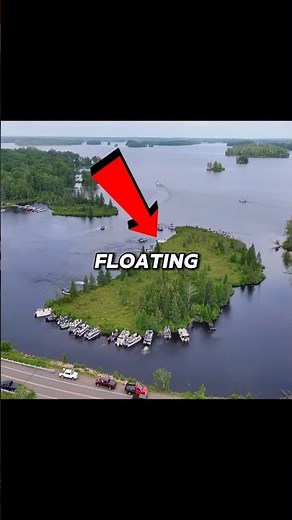 Have you ever seen a floating island? 🤯