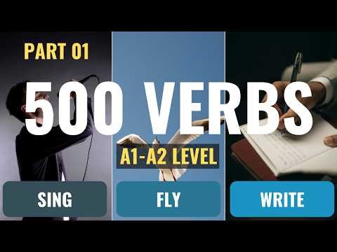 Top 500 Verbs Every English Learner Must Know Part 1