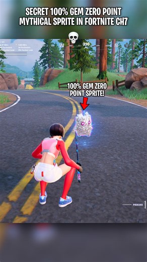 SECRET MYTHIC SPECIAL GEM ZERO POINT SPRITE in Fortnite Chapter 7 Season 3 #fortnite #fortniteclips