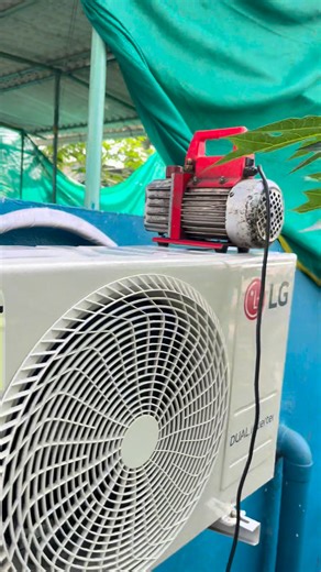 Lg dual inverter installation AC installation Lg dual inverter Ac Installation #airconditioner #reelsviralシ #reels #video #trending | Saif Khan