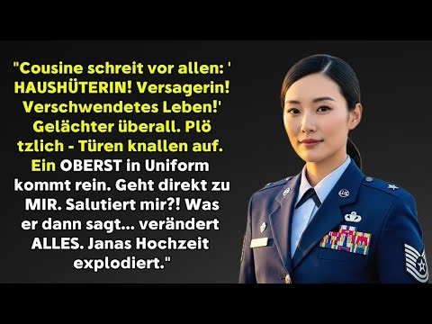 Sie lachten über die HAUSHÜTERIN - Bis ein Oberst verkündete: 'Sie steht über mir im Rang