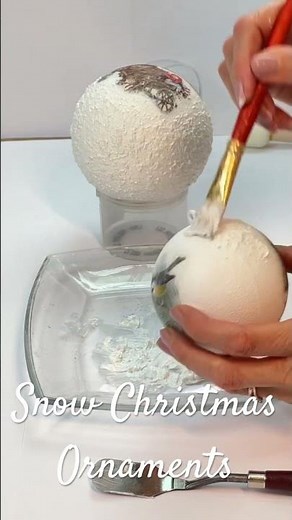 Decoupage Christmas Gifts Idea #christmasgifts #christmas #christmasornaments #handmade #diy