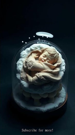 Soft Baby Nights ♥ Snowfall + Harp Melody ♫ Calm Rest