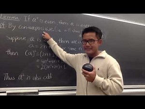 Proving sqrt(2) is irrational! (Classic Proof)