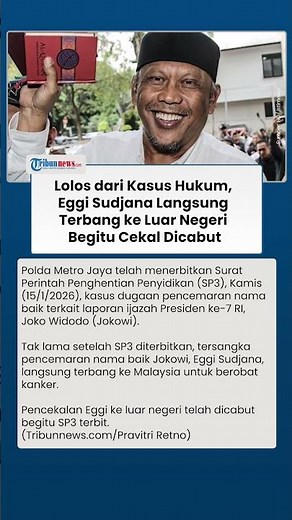 Tak Lagi Terganjal Kasus, Eggi Sudjana Langsung 'Tancap Gas' ke Malaysia Pasca SP3 Terbit