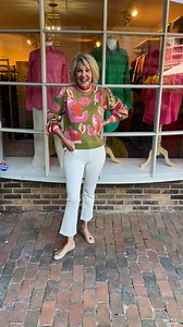 This is such a precious sweater by THML and these are great jeans by Elliott Lauren!!🛍️ | Ginger Howard Selections