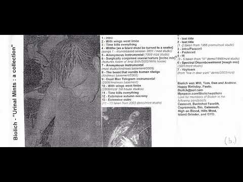 Biolich - Urinal Mints: A Collection (Full Compilation)