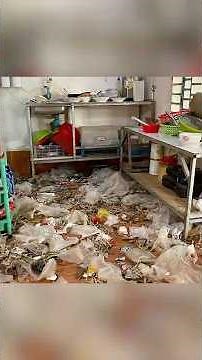 Cleaning extremely dirty kitchen Satisfying Deep Clean Kitchen!