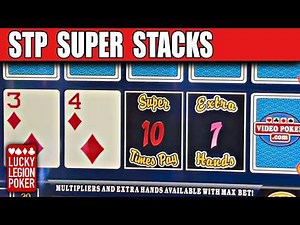SUPER TIMES PAY SUPER STACKS Video Poker - Double Double Bonus, Triple Triple Bonus, Deuces Wild