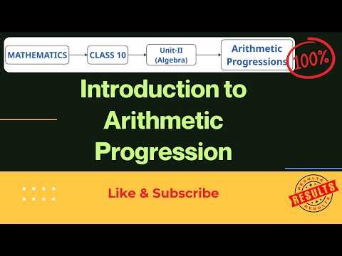 Class 10 Maths: Introduction to Arithmetic Progressions (AP) | CBSE Boards