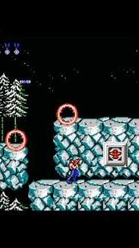 contra stage 5 snowfield part 2 #retrogaming #famicom #games #nes #contra