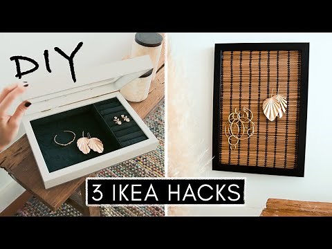 3 etwas andere IKEA Hacks - RIBBA Special zur DIY Schmuckaufbewahrung