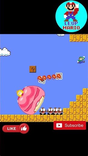 Peach vs Goomba in Super Mario Bros