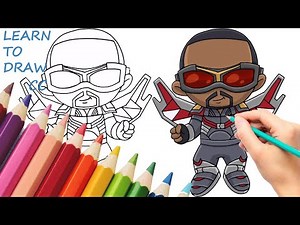 How to Draw Falcon | The Avengers