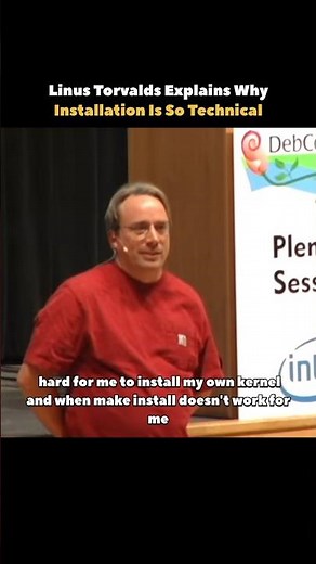 Linus Torvalds Explains Why Linux Installation Is So Technical #shorts #linux #programming #ubuntu