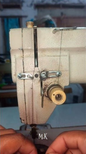 How to thread a single needle sewing machine high speed for beginners #mesinjahit #mesinobras