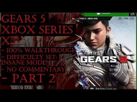 Gears 5 Xbox Series X (Insane) 100% Walkthrough Part 2 (No Commentary)