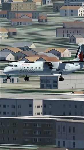 Aerofly FS Global | Q400 Air Canada Express Smooth Landing at KLAX Airport