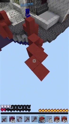 Insane block extension which made the blocks disappear! #minecraft #blockclutch #minecraftbedrock