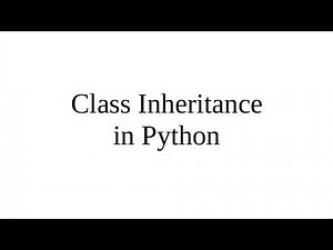 Class Inheritance in Python