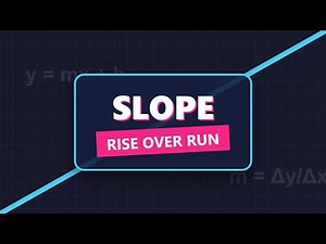 Understanding Slope: Rise Over Run & Rate of Change (Algebra Basics)