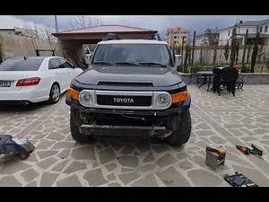 Toyota FJ Cruiser front bumper removal