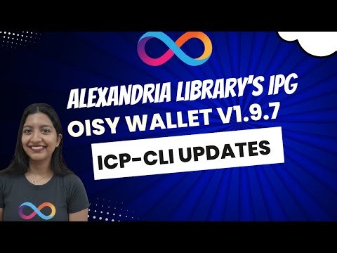 #817: Alexandria Library’s IPG, Oisy Wallet Updates, ICP-CLI Tools, and ICP Liquidations Explained