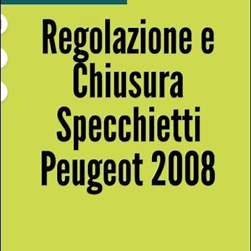 Regolazione e Chiusura Specchietti Peugeot 2008