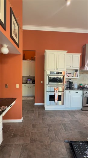 Kitchen Walls refreshed to Sherwin Williams Robust Orange | L & S Property Management LLC