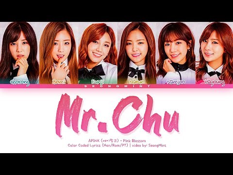 APINK (에이핑크) – Mr. Chu (Lyrics Color Coded Han/Rom/PT-BR)