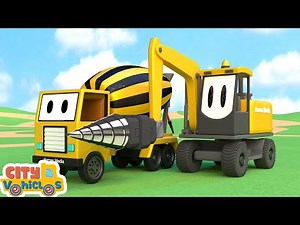 Fun Crane Truck Compilation — Rescue, Repair & Construction -Dump Truck & Crane Truck for Kids.