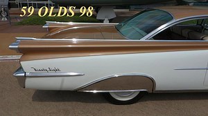864K views · 9.1K reactions | American luxury at its finest, the Jet Age. This is THE 1959 Oldsmobile Ninety-Eight Two-Door Hardtop. I hope you enjoy this classic car road test & tour #OLDS98 #classiccar #Samspace81 | Samspace81 | Facebook