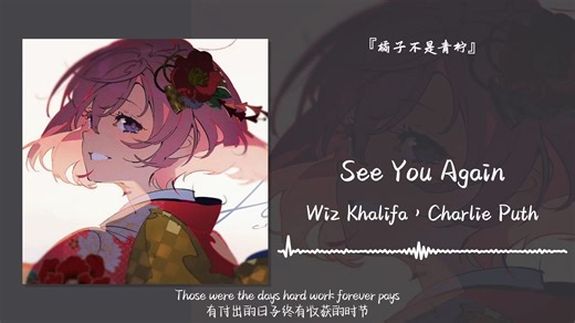 1hour循环||“熟悉的前奏响起，你会想起谁？”||《See You Again》