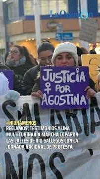 11 years after #NiUnaMenos, Río Gallegos marched for victims of gender-based violence