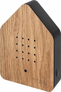 Zwitscherbox Wood vogelhuisje sensor eiken / zwart | bol