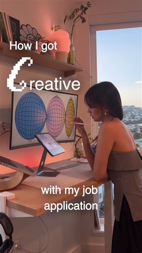 marisa on Instagram: "How I got creative with my product design job application 🫡 ⭑.ᐟ ⭑ 1. Elevator pitch video - Showcase your personality and communication skills in a way that a written “About Me” page can’t - Hiring managers don’t spend a lot of time so gotta make a strong first impression - Bonus point if you incorporate any motion graphics in there ⭑ 2. Interactive cover letter - Instead of a standard cover letter, try write a story why you’re the best fit for the company whether that be 