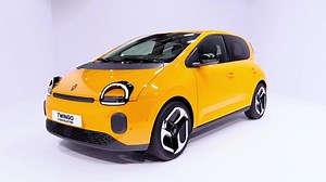 Renault Twingo E-Tech electric Design Preview in Mango Yellow