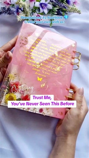 Custom Handmade Resin Notebooks