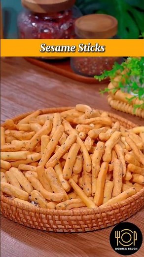 How to Make Crunchy Sesame Sticks: A Snack Time Favorite