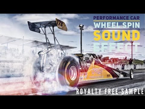 Performance Car Wheel Spin Sound Effect / Performance Burnout Sound Effect / Royalty Free