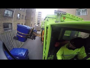 Commercial Recycling Collection Labrie Automizer Sideloader