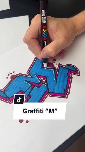 Graffiti Letter M Tutorial for Beginners