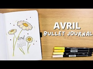 ORGANIZATION Plan with me: APRIL 2026 | Bullet journal & easy drawing tutorial