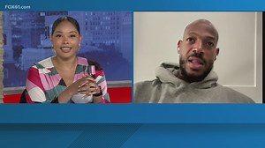 Talking with Marlon Wayans during Wild Child tour