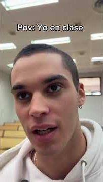 Pov: yo en clase