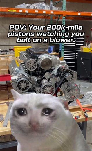 It’s fine. Probably... #CVFRacing #Supercharged #Pulleys #Billet #Meme | CVF Racing