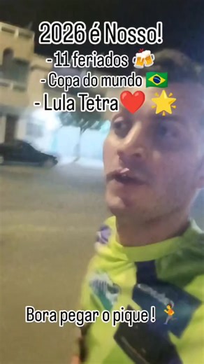 5.6K views · 299 reactions | 2026 é Nosso, 11 Feriados, Copa do mundo e Lula Tetra ❤️ #2026 #copa #feriados #lula2026 #lulatetra #lula2026novamente #esquerda #esquerdista #cárdio | Léo Lima | Facebook