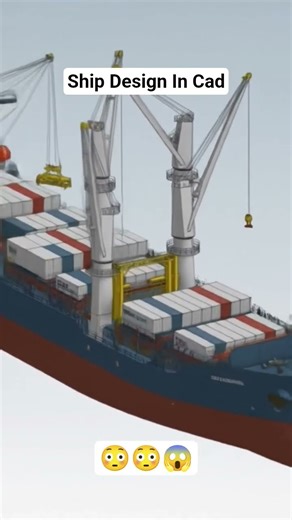 Ship Design In CAD|#solidworks | #autocad | #airplane | #cad | #shorts | #short | #ship| #cadcam |