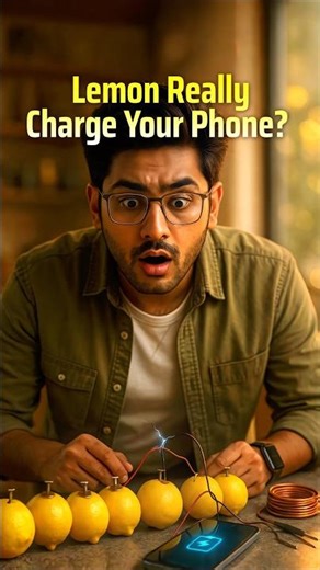 Can a Lemon Charge Your Phone? ⚡🍋
